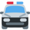 Oncoming Police Car emoji on Twitter